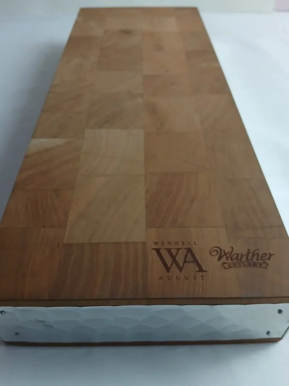 Wendell August Warther Cutlery Cherry Checkerboard Cutting Board 16